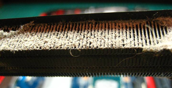Fouled Notebook Heatsink